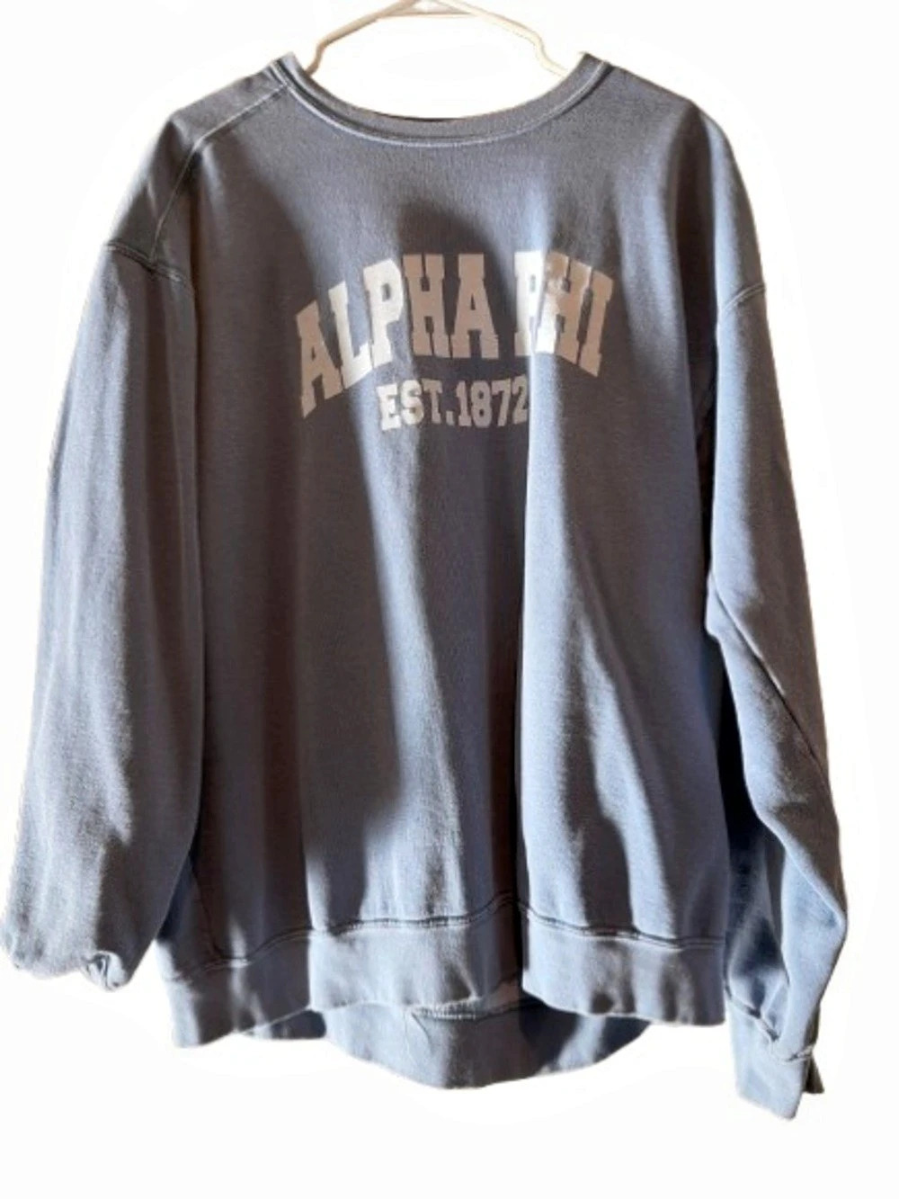 Comfort Colors Graphic Crewneck Sweatshirt in Gray